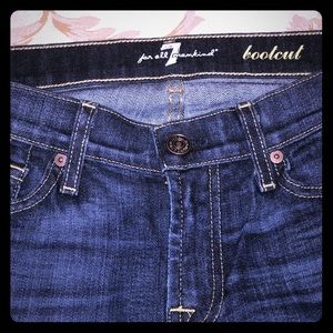 Worn twice, Seven for mankind Bootcut.  Size 28